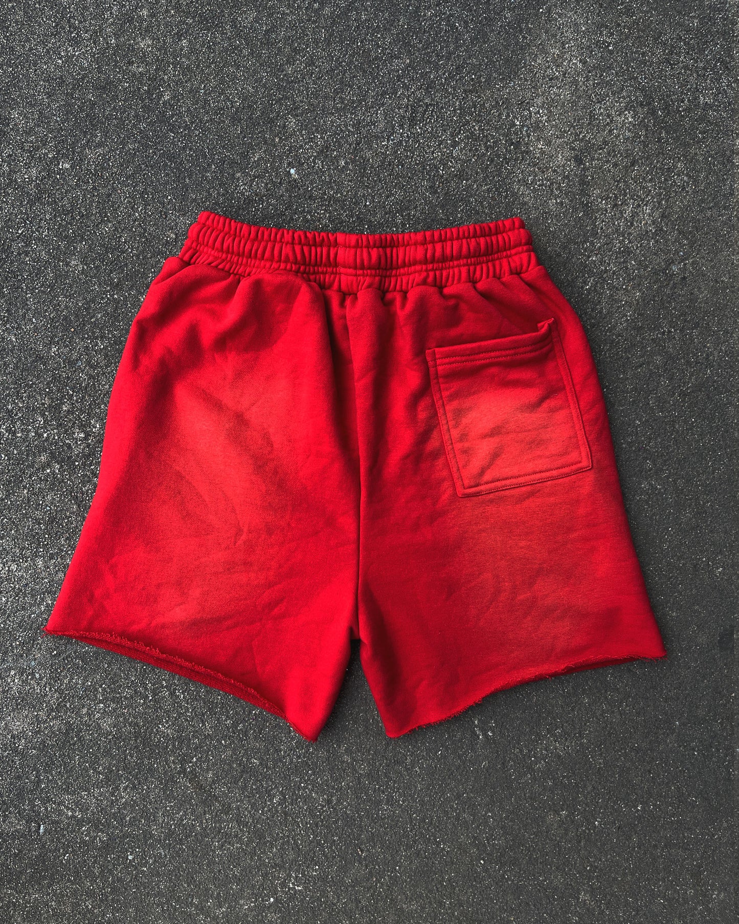 SUN DYED SHORTS (RED)