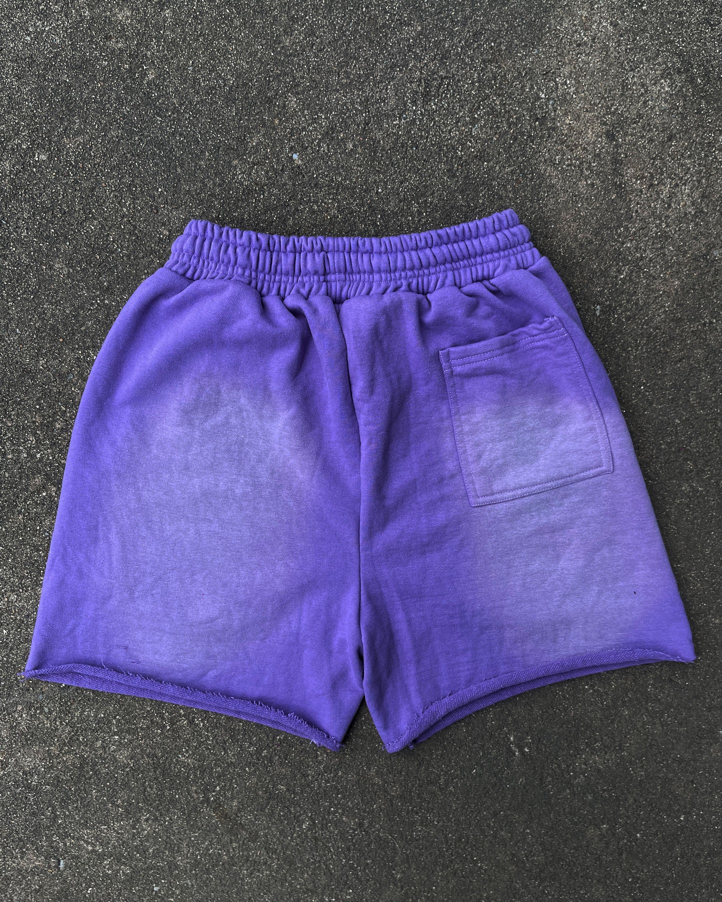 SUN DYED SHORTS (PURPLE)