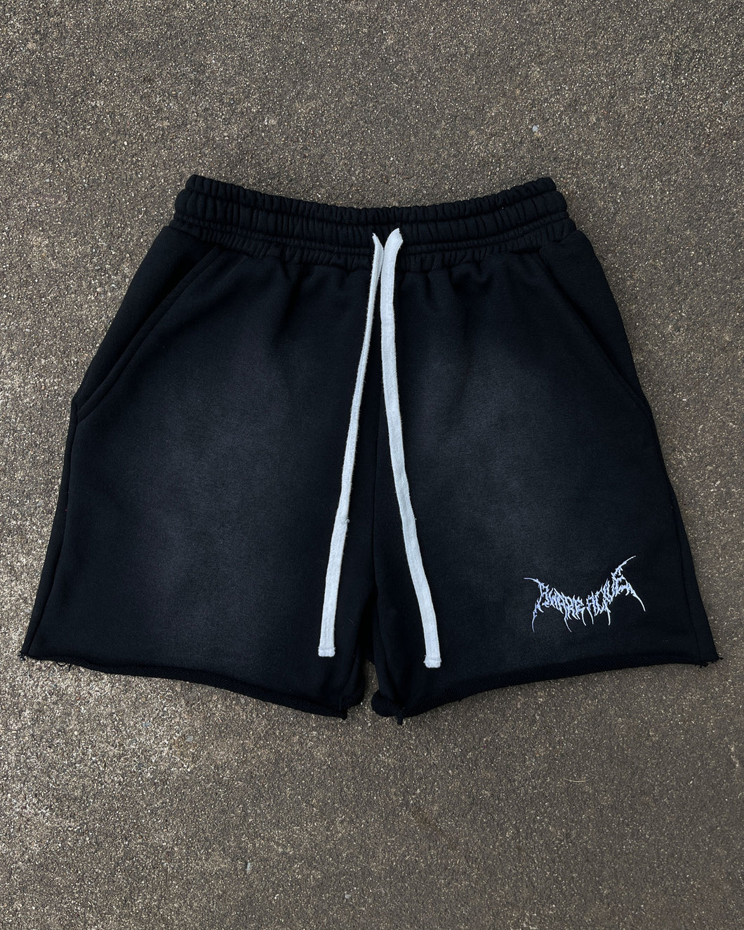 SUN DYED SHORTS (BLACK)