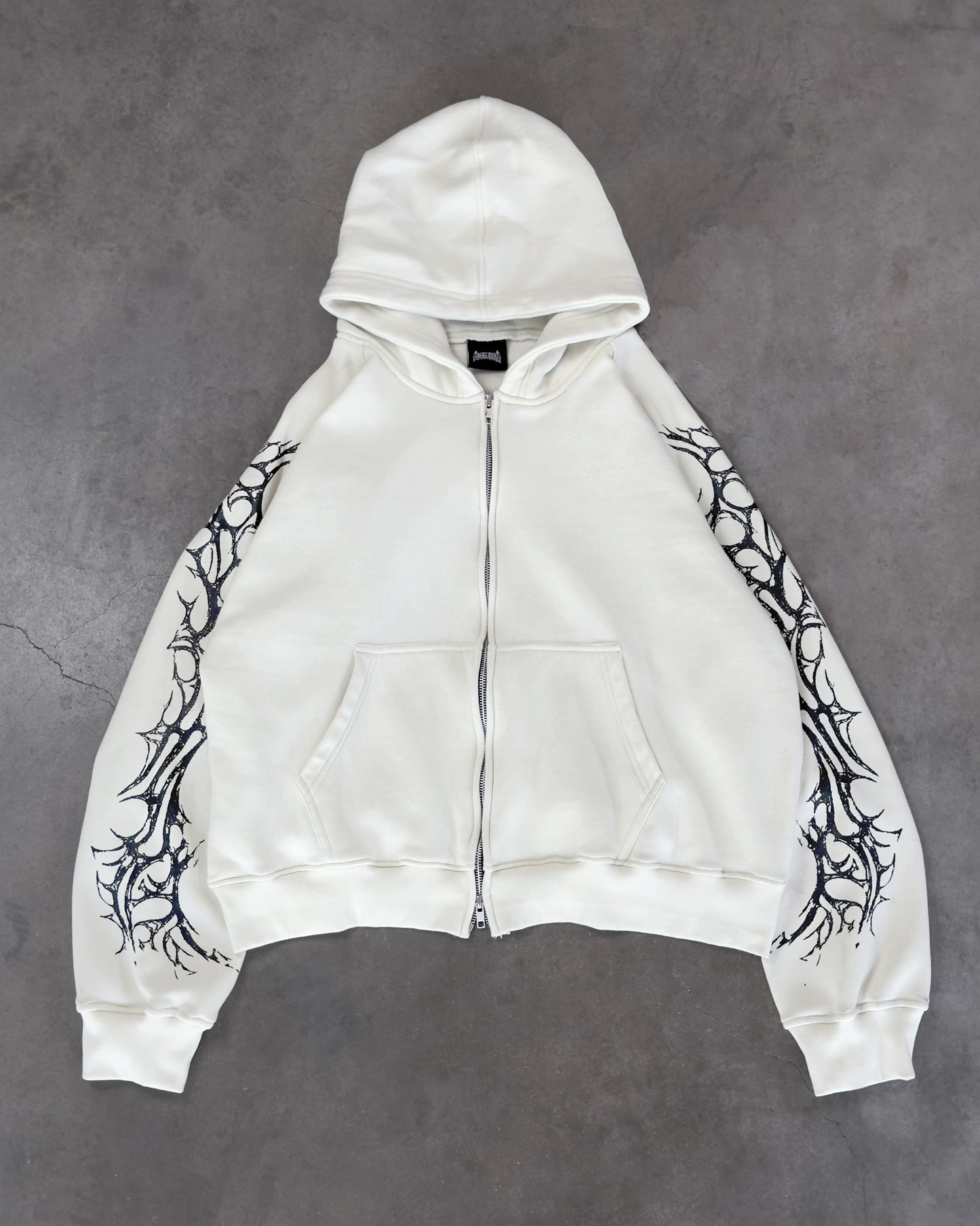 GROWING PAINS ZIP UP (CREAM)