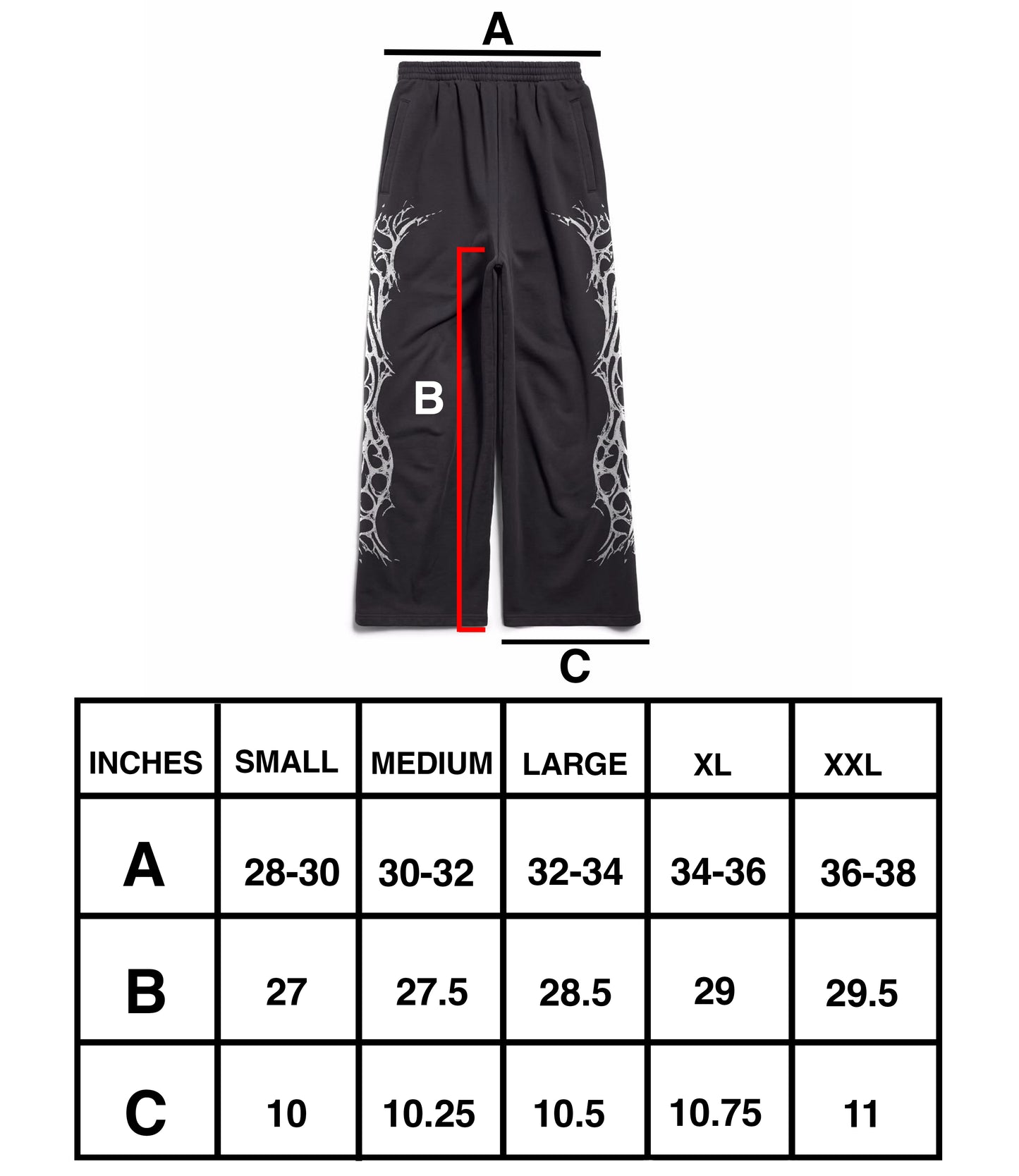 GROWING PAINS SWEATPANTS V2 (BLACK)
