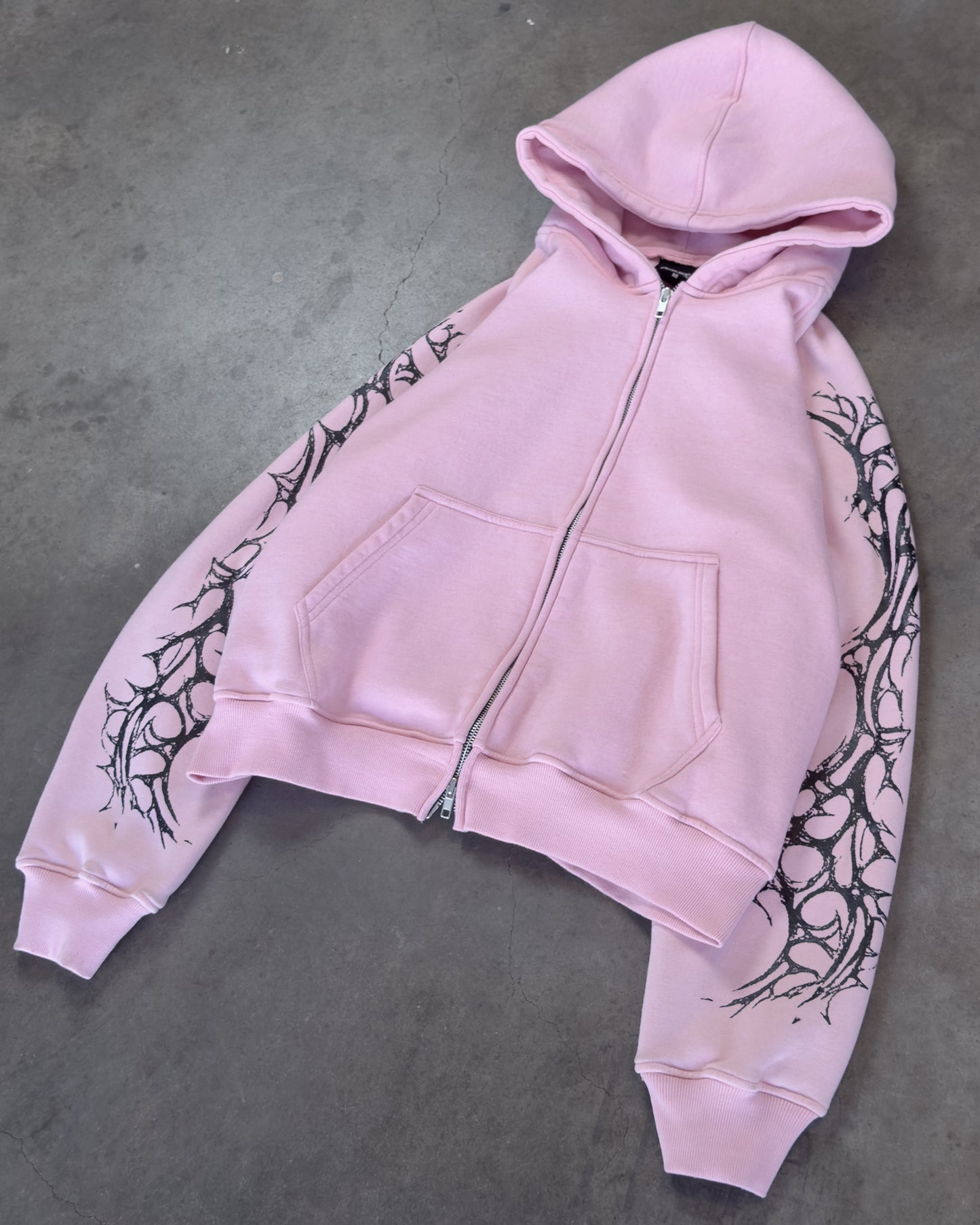 GROWING PAINS ZIP UP (BABY PINK)