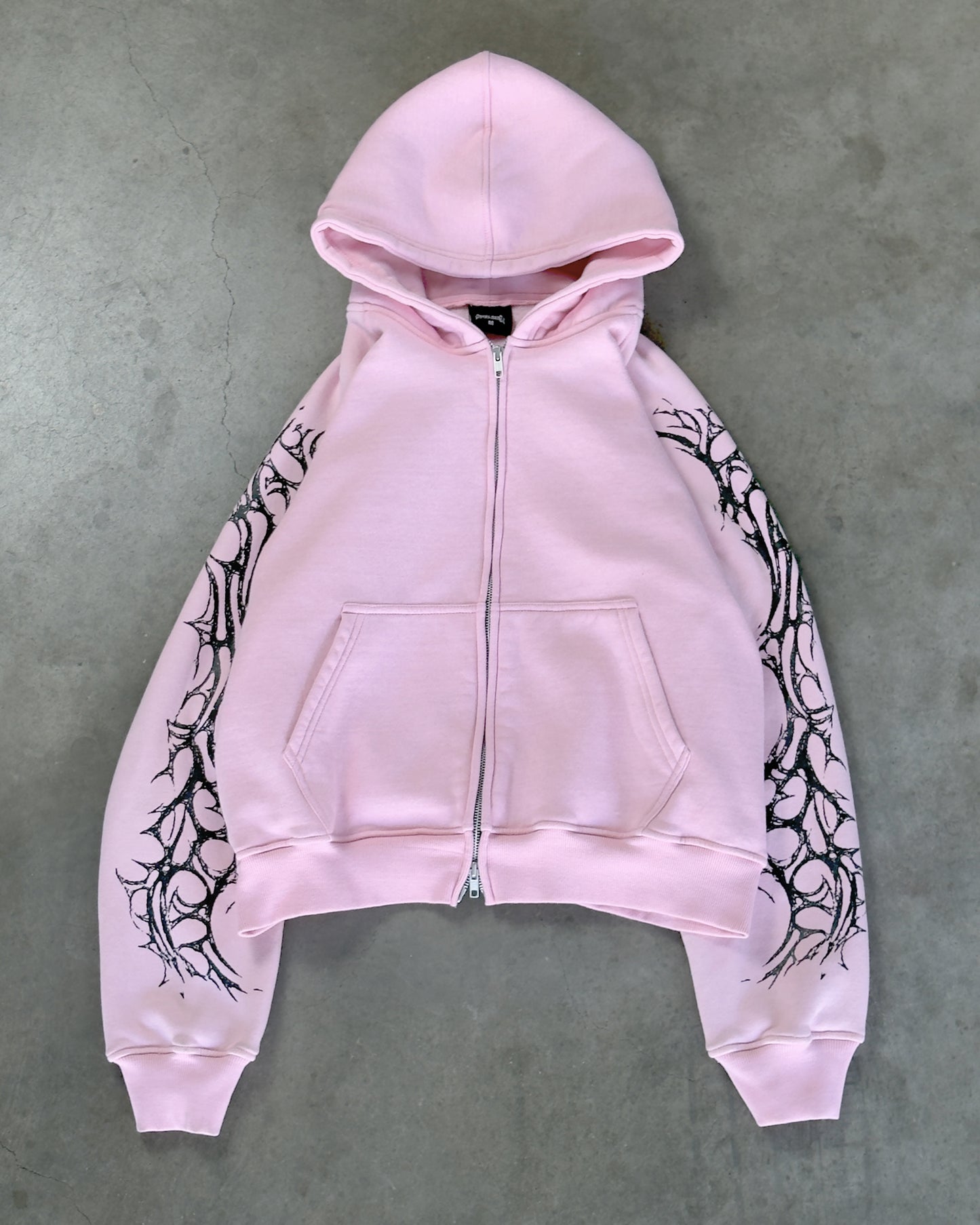 GROWING PAINS ZIP UP (BABY PINK)