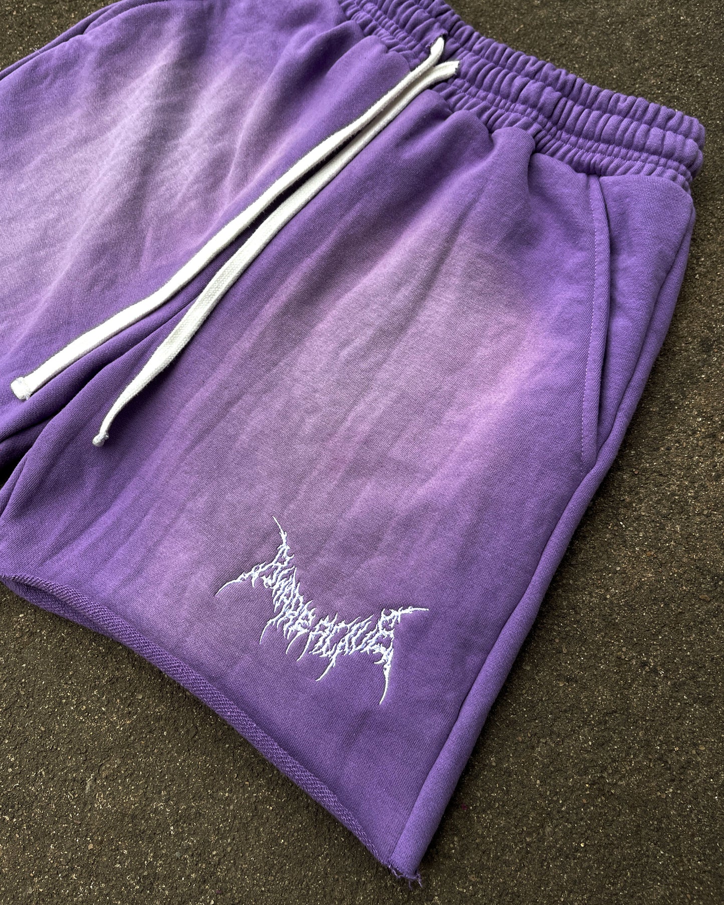 SUN DYED SHORTS (PURPLE)