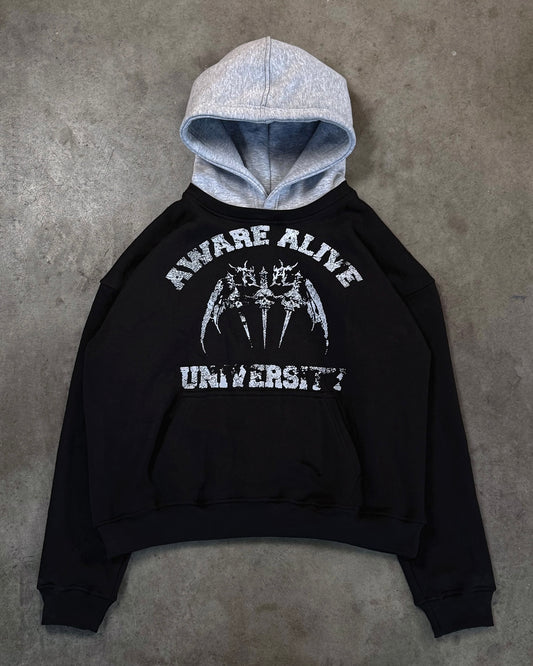 UNIVERSITY HOODIE (BLACK)
